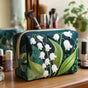 Delicate Lilies | Handmade Padded Make-Up Bag