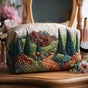 Green Path | Handmade Padded Make-Up Bag
