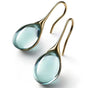 Gold and Silver Crystal Drop Earrings | Handmade