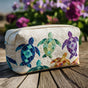 Ocean Waves | Handmade Padded Make-Up Bag
