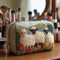 Grazing Sheep | Handmade Padded Make-Up Bag