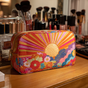 Bright Flower | Handmade Padded Make-Up Bag