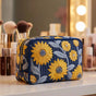 Bright Flower | Handmade Padded Make-Up Bag