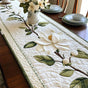 Rustic Magnolia Flower | Handmade Quilted Table Runner