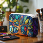 Symbolic Tree | Handmade Padded Make-Up Bag