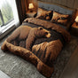3-Piece Quilted Bed Set - Forest Animals
