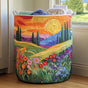 Brilliant Meadow | Handmade Quilted Laundry Basket