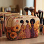 Bright Sunflowers | Handmade Padded Make-Up Bag