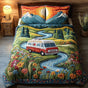 Wanderlust Vibes | Handmade Quilted Bedding Set LD03