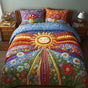 Groovy Sunburst | Handmade Quilted Bedding Set LD08
