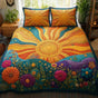 Boho Sun & Floral | Handmade Quilted Bedding Set LD17