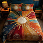 Daylight Bloom Sunburst | Handmade Quilted Bedding Set LD19