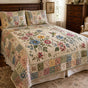 Vintage Floral Patchwork | Handmade Quilted Bedding Set LD20