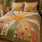 Sunny Botanical Bamboo | Handmade Quilted Bedding Set LD21