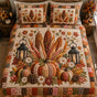 Autumn Harvest Glow | Handmade Quilted Bedding Set LD30