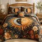 Celestial Sun and Moon | Handmade Quilted Bedding Set LD61