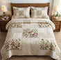 Patchy Bloom | Handmade Quilted Bedding Set LD86