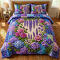 Vintage Garden Patchwork | Handmade Quilted Bedding Set LD93