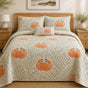 Coastal Orange Crab | Handmade Quilted Bedding Set LD101