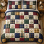 Meadow Patch Floral & Plaid | Handmade Quilted Bedding Set LD108