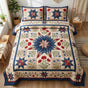 Vintage Patriotic Floral | Handmade Quilted Bedding Set LD115