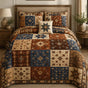 Vintage Star Pattern | Handmade Quilted Bedding Set LD125