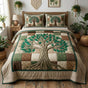 Rustic Tree of Life | Handmade Quilted Bedding Set LD129