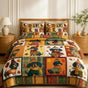 Autumn Dachshund | Handmade Quilted Bedding Set LD148