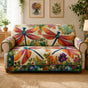 Colourful Dragonfly Quilted Seat Sofa LD25
