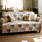 Cozy Patchwork Heart Quilted Seat Sofa LD61