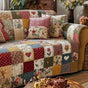 Boho Floral Patchwork Quilted Sofa Cover LD66