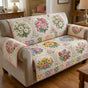 Garden Floral Quilted Seat Sofa LD84