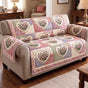 Patchwork Bloom Quilted Seat Sofa LD87