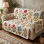Botanical Meadow Quilted Seat Sofa LD95
