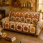 Cozy Autumn Harvest Quilted Seat Sofa LD117