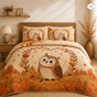 Autumn Forest Leaves | Handmade Quilted Bedding Set LV55
