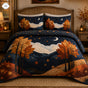 Fall Forest & Night Sky | Handmade Quilted Bedding Set LV81