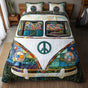 Hippie Van Haven | Handmade Quilted Bedding Set QV03