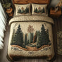 Whispering Trees | Handmade Quilted Bedding Set QV04