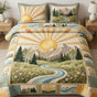 Road To Sunshine | Handmade Quilted Bedding Set QV11