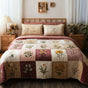 Rose Cottage | Handmade Quilted Bedding Set QV13