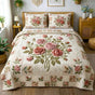 Rose Bloom | Handmade Quilted Bedding Set QV50
