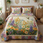 Spring Meadow Bloom | Handmade Quilted Bedding Set QV59