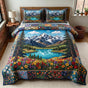 Blossom Meadow | Handmade Quilted Bedding Set QV67
