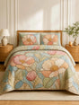 Blush Garden Floral | Handmade Quilted Bedding Set QV73