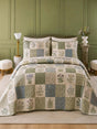 Herbal Garden Patchwork | Handmade Quilted Bedding Set QV76