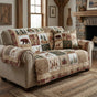 Timber Bears Quilted Seat Sofa QV03
