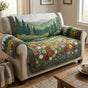 Wildflower Meadow Quilted Seat Sofa QV04