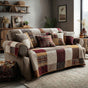 Country Home Quilted Seat Sofa QV07
