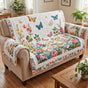 Butterfly Garden Quilted Seat Sofa QV15